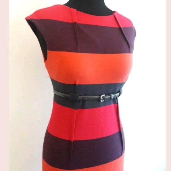 Calvin Klein Dresses & Skirts - 🌟SOLD🌟Calvin Klein Striped Sheath Dress Womens